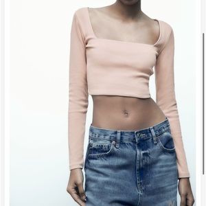 Zara cropped top